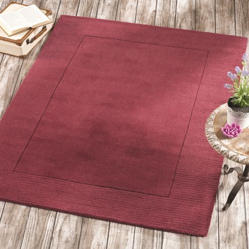 Image of Tuscany Siena Raspberry 80x150 Wool Rug