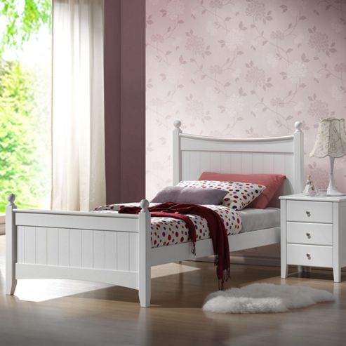 Image of Hickory Single Bed - White