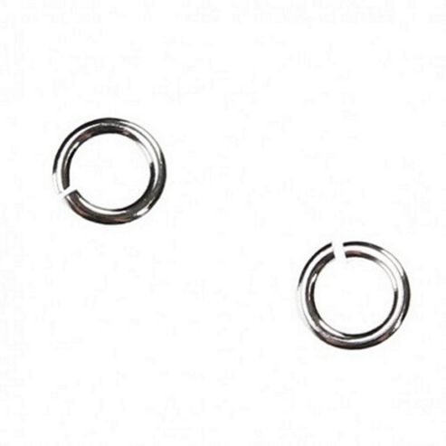 Image of Round Jump Rings 5mm - Silver - 30 Pack