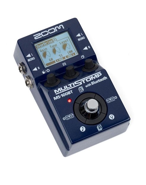Image of Zoom Ms-100bt Multistomp Bluetooth Guitar Pedal