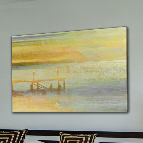 Image of Parvez Taj Laketime Canvas Wall Art - 30 Cm H X 45 Cm W X 5 Cm D
