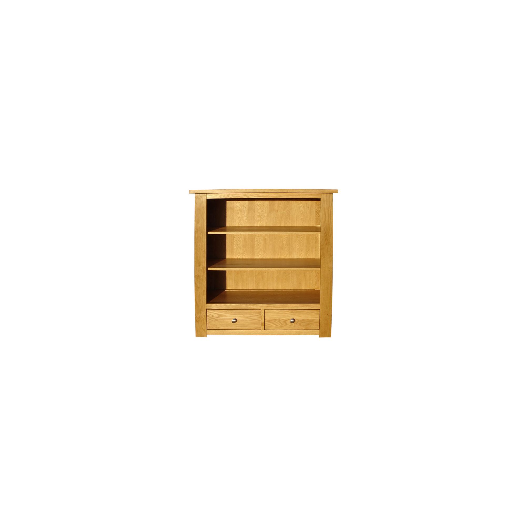 Home Zone Furniture Lincoln Oak 2009 Low Book Case at Tesco Direct