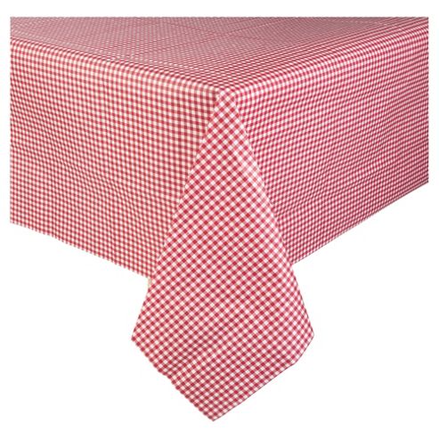 Image of Table Fun Red And White Gingham Table Cover