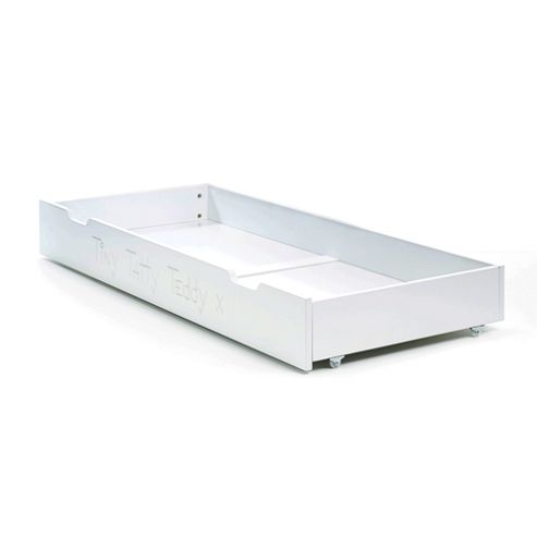 Image of Tiny Tatty Teddy Under Cot Drawer - White
