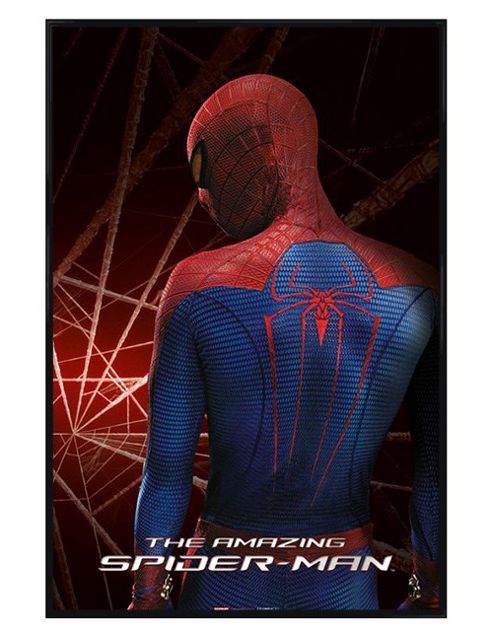 Image of The Amazing Spider-man Gloss Black Framed His Search For Answers Has Just Begun Poster