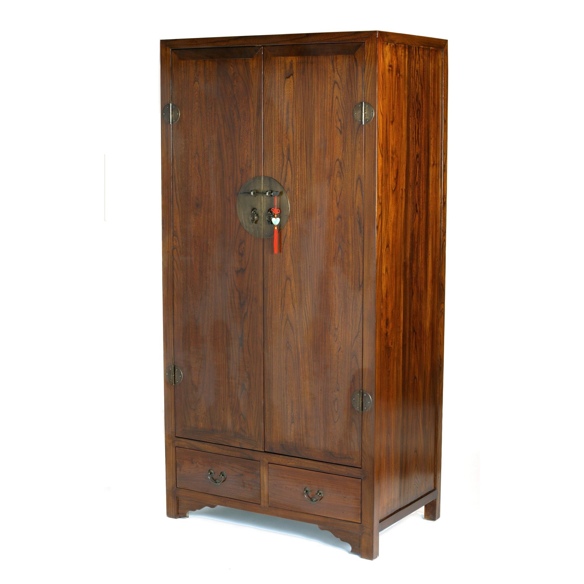 Shimu Chinese Classical Ming Wardrobe - Warm Elm at Tesco Direct