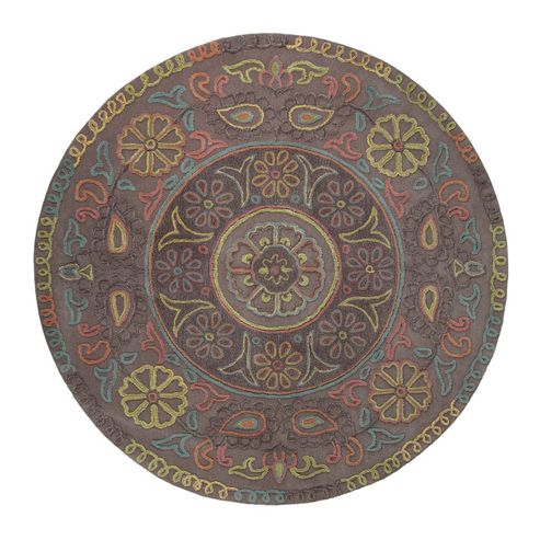 Image of Esprit Mandala Rug - Round 250 Cm X 250 Cm (8 Ft 2 In X 8 Ft 2 In)