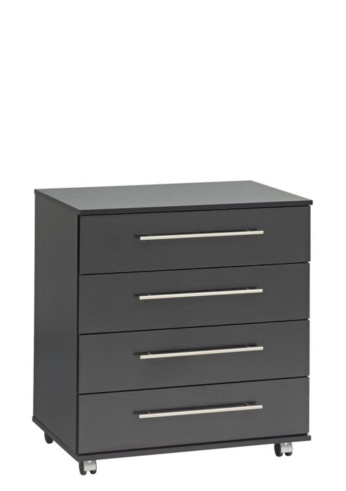 Image of Ideal Furniture Bobby 4 Drawer Chest - Black
