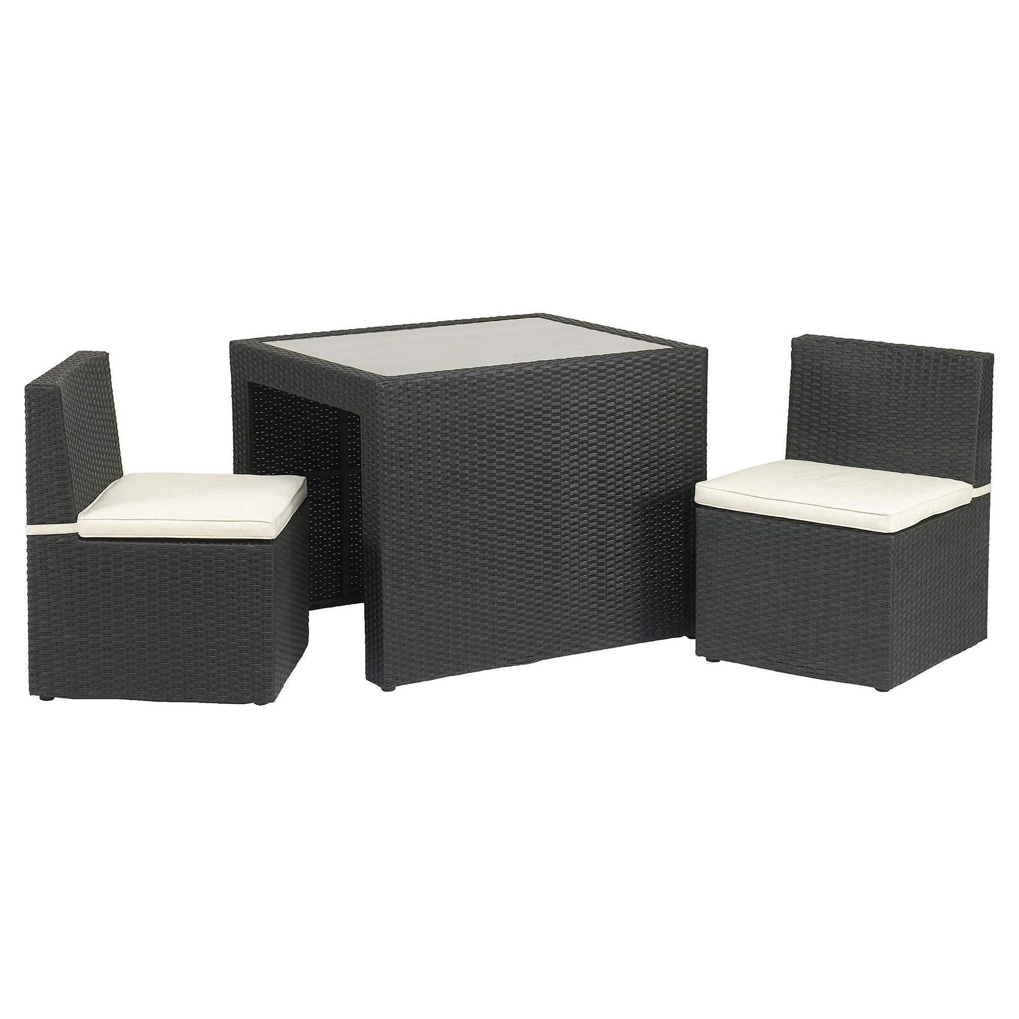 Royalcraft Cannes Breakfast Set  - Black at Tesco Direct