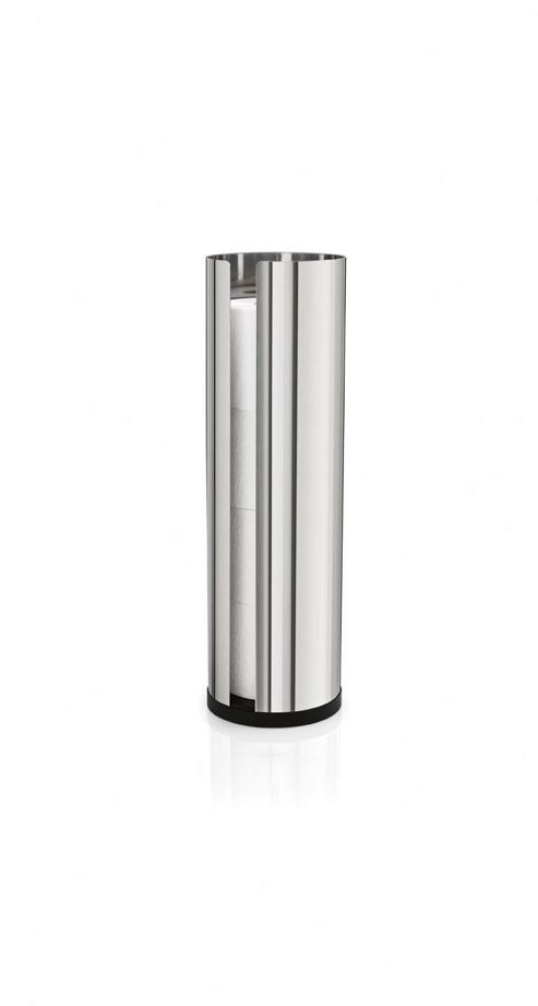 Image of Blomus Nexio Toilet Paper Holder In Polished Stainless Stell - Large