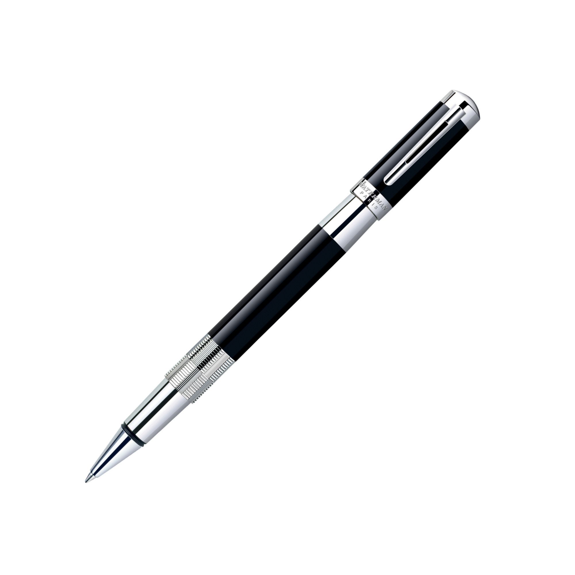 Waterman Elegance Black Lacquer and Chrome Rollerball Pen at Tesco Direct
