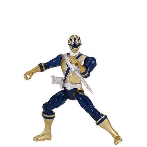 Image of Power Rangers Super Megaforce - 12.5cm Samurai Gold Ranger Action Figure