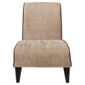Jules Fabric Accent Chair Brown and Mink