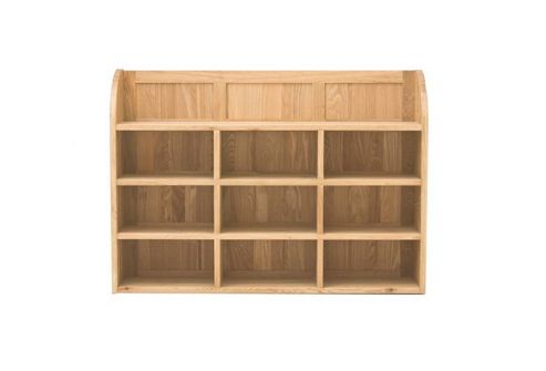 Image of Baumhaus Mobel Reversible Wall Rack In Oak