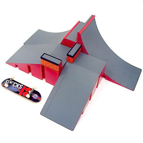 Image of Tech Deck Ryan Sheckler Warehouse Plan B - Ramp, Quarter Pipe And Grind Wall Version 2