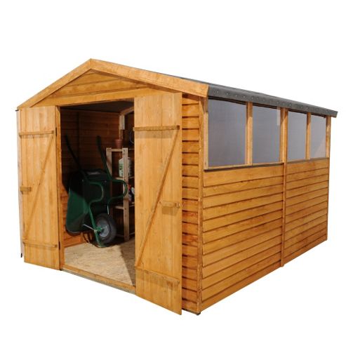  Wooden Garden Shed + Double Door from our Wooden Sheds range - Tesco