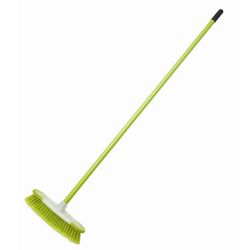 KitchenCraft Colourworks Sweeping Broom in Green