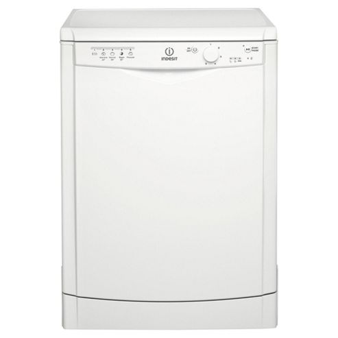 Image of Indesit Dfg15b1 Fullsize Dishwasher, A+ Energy Rating, White