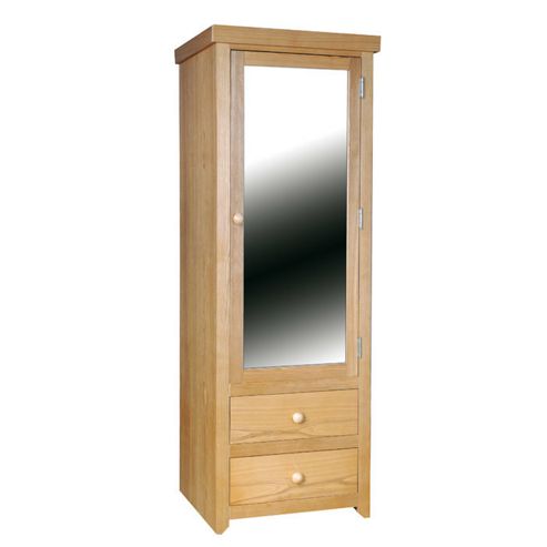 Image of Home Essence Hamilton 1 Mirrored Door With 2 Drawer Wardrobe