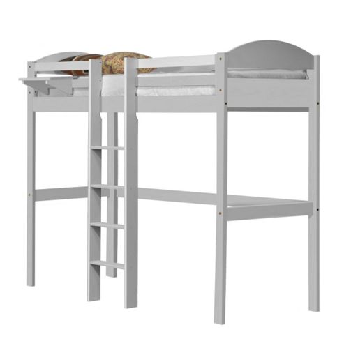 Image of Maximus High Sleeper Central Ladder White With White Details
