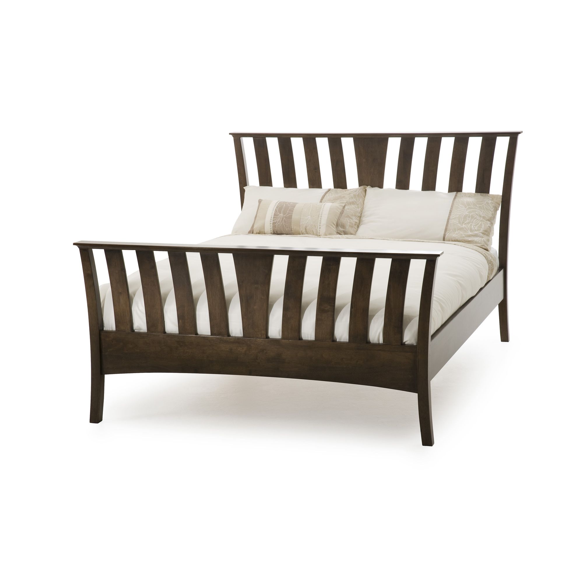 Serene Furnishings Ordelia Bed - Double - Walnut at Tesco Direct