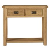 Elements Woodville Two Drawer Console Table