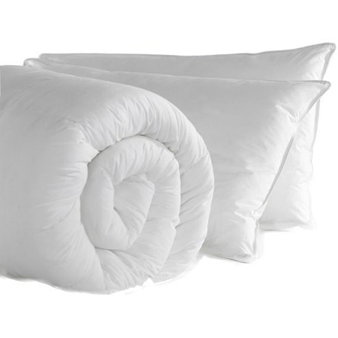 Image of Double Duvet 10.5 Tog Hollowfibre And 2 Pillows
