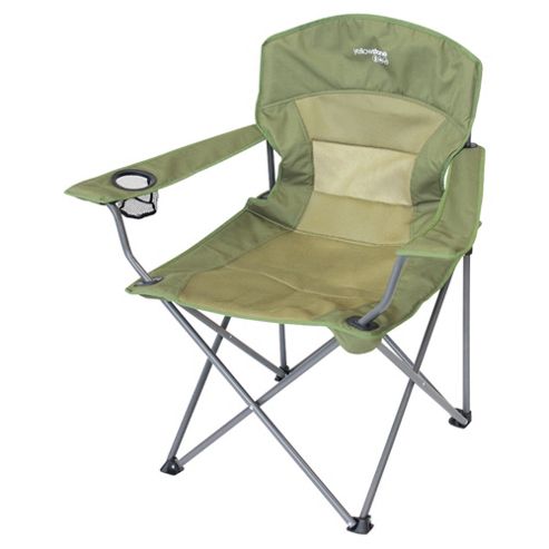 Image of Yellowstone Ashford Executive Folding Camping Chair, Khaki Green