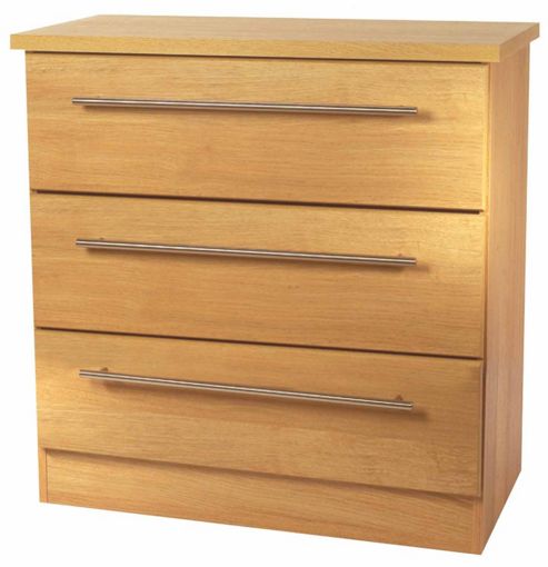 Image of Welcome Furniture Sherwood 3 Drawer Chest - Maple