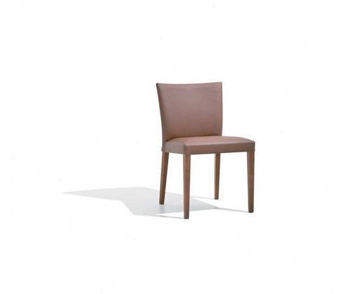 Image of Andreu World Britt Large Side Chair - Fabric Field-light Grey