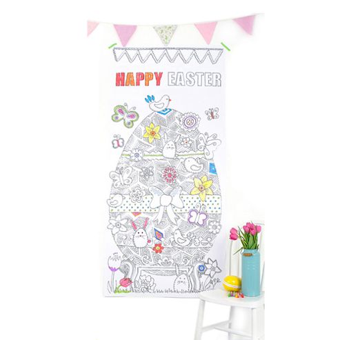 Image of Giant Colour-in Poster Easter Egg