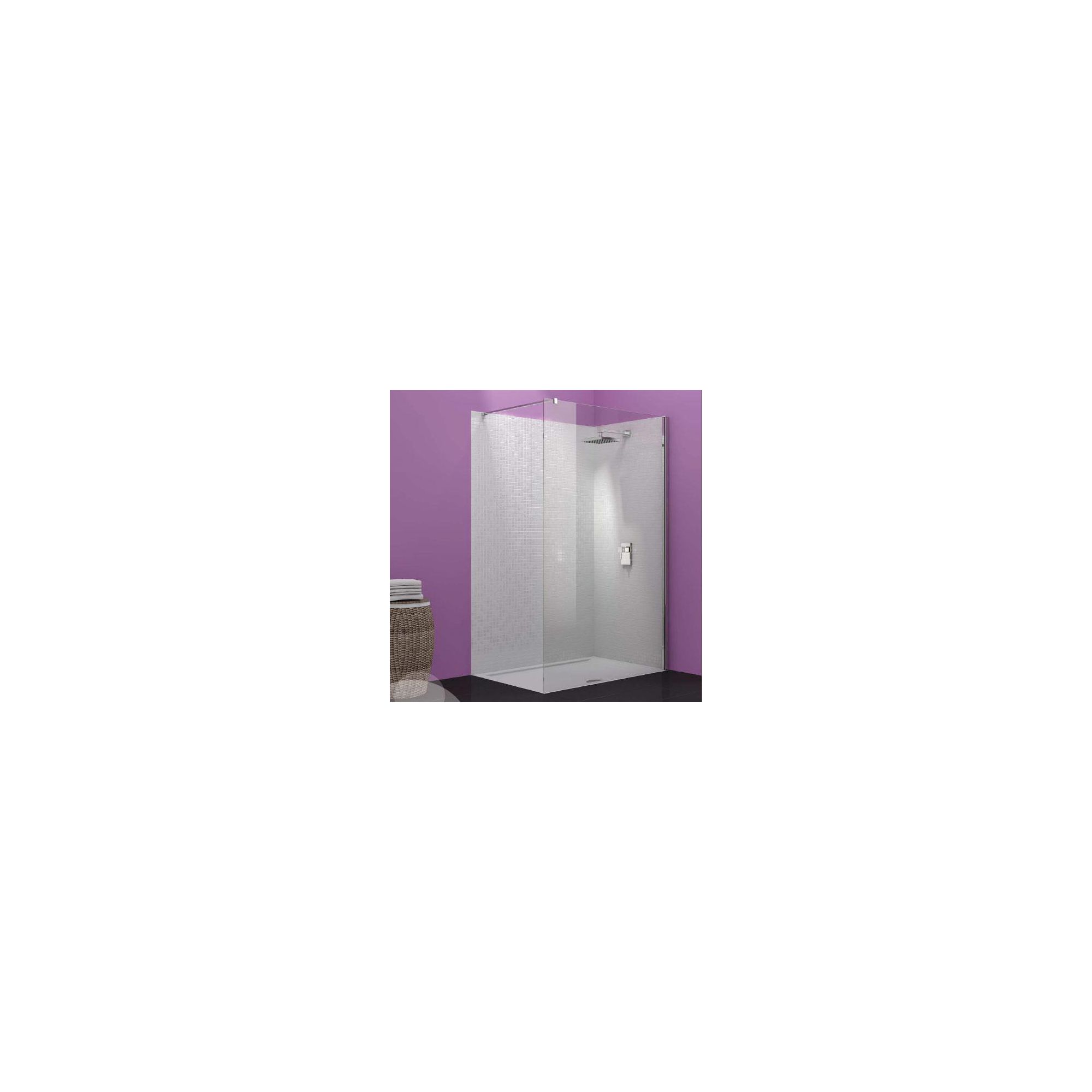 Merlyn Vivid Ten Wet Room Shower Enclosure, 900mm x 900mm, Low Profile Tray, 10mm Glass at Tesco Direct