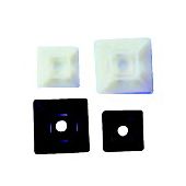 100Pack Small Electrical Cable Wire Tie Fixing Base Black
