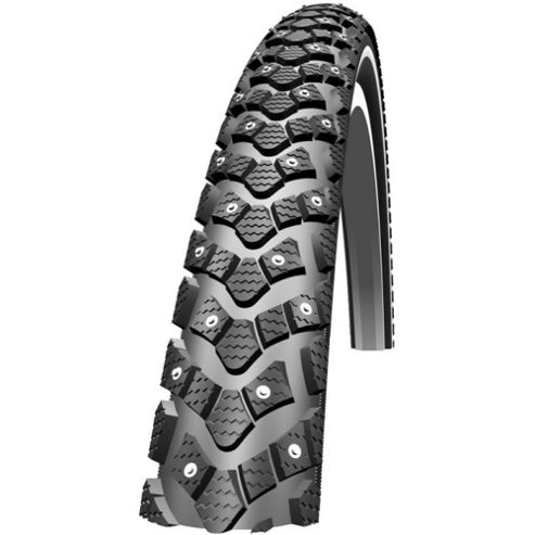 Image of Schwalbe Marathon Winter Performance Rigid Raceguard Winter Compound Tyre In Black - 24 X 1.75