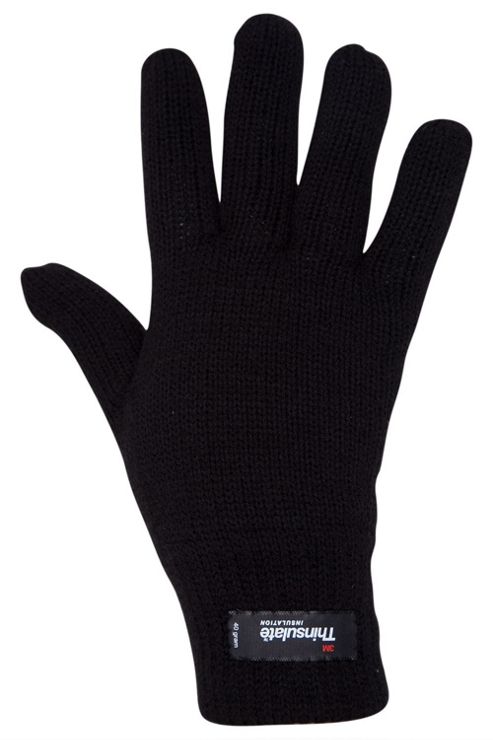 Image of Thinsulate Women's Knitted Glove - Black