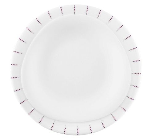 Image of Seltmann Weiden Trio Flat Plate In White - 3.5 Cm H X 33 Cm W X 33 Cm D