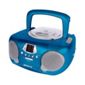 Groov-e GVPS713/BE Boombox - Portable CD Player with Radio - Blue