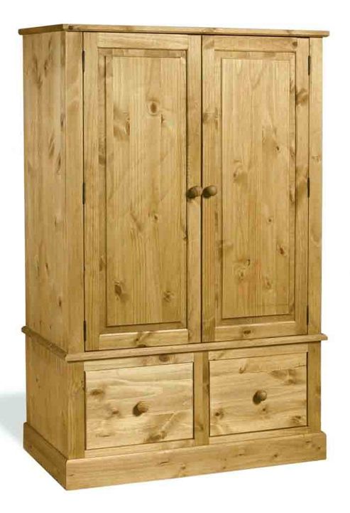 Image of Home Essence Warwick 2 Drawer Wide Wardrobe