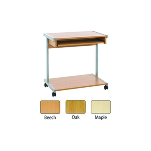 Image of Jemini 800mm Mobile Computer Workstation Maple