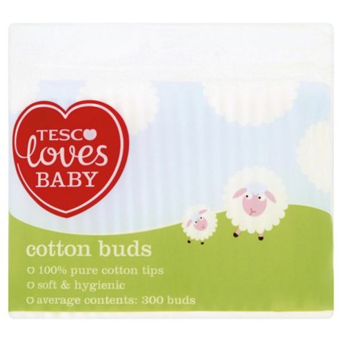 Image of Tesco Loves Babycotton Buds 300