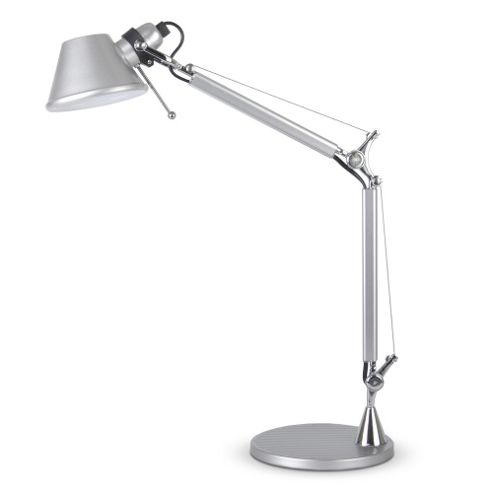 Image of Modern Desk Lamp In Silver