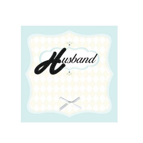 Image of Diamante Husband Card