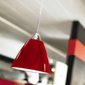 Nordlux Read Metal Pendant in Red - 20 cm