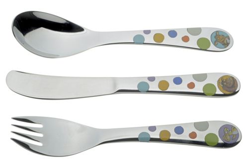 Image of Arthur Price Gruffalo Design 3 Piece Child's Cutlery Set