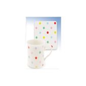 Lesser Lp98124 China Mug & Coaster Set Dotty.
