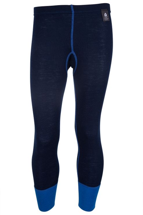 Image of Merino Kids Thermal Pants - Blue