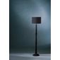 Premier Housewares Spindle Wooden Floor Lamp - Black