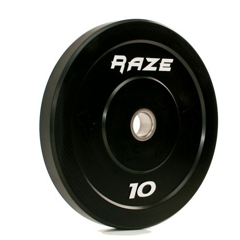 Image of Raze 10kg Black Series Solid Rubber Olympic Plate (x1)