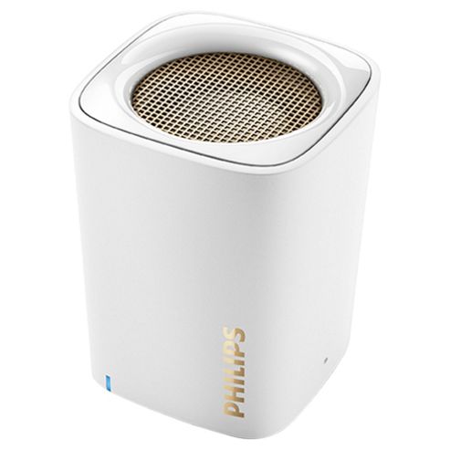 Image of Philips Bt100w portable Bluetooth Speaker White