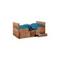 Amani Captain Single Bed - Waxed Pine